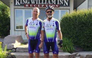 Men cycle cross-country for Huntington Disease