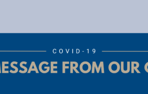 COVID-19: A Message from Our CEO